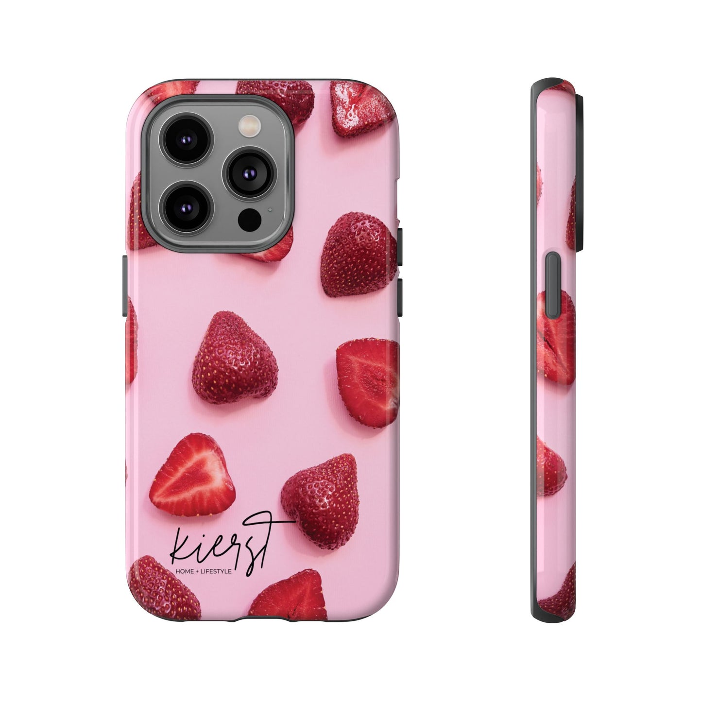 Strawberries iPhone Case | A Sweet Statement Rooted in Soft Luxury