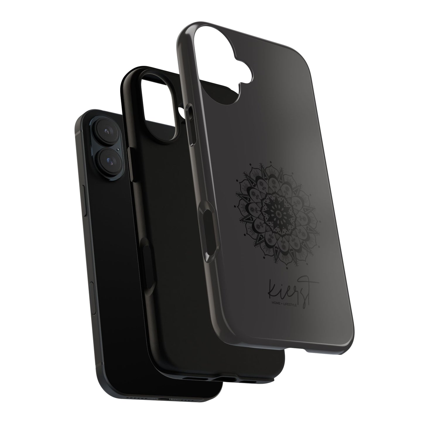 Black Mandala iPhone Case | Refined Calm in Every Curve