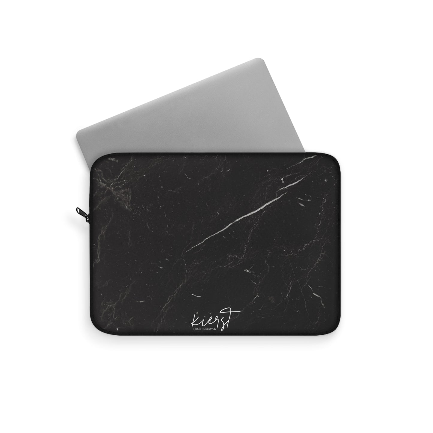 Black Marble Laptop Sleeve | Sleek + Sophisticated Protection