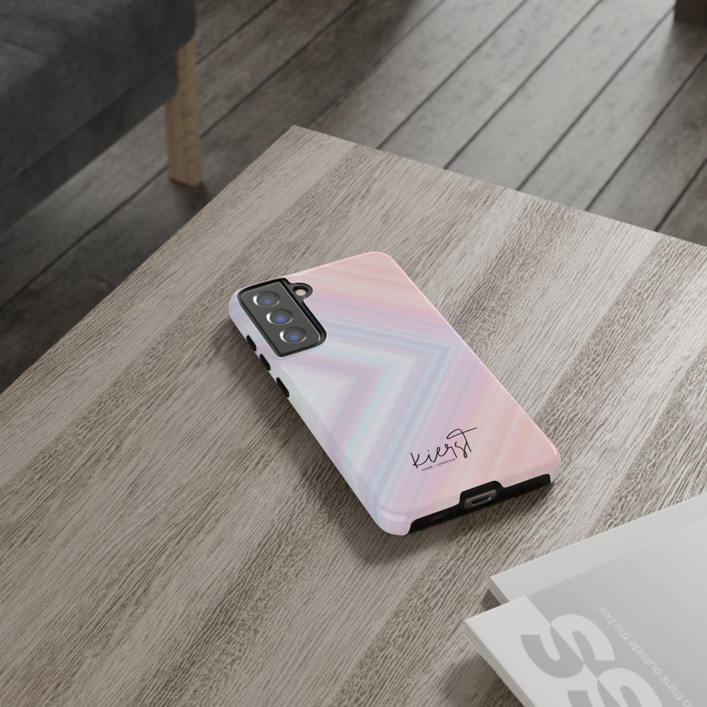 Pastel Arrows Samsung Galaxy Phone Case | Soft Geometry, Subtle Glow