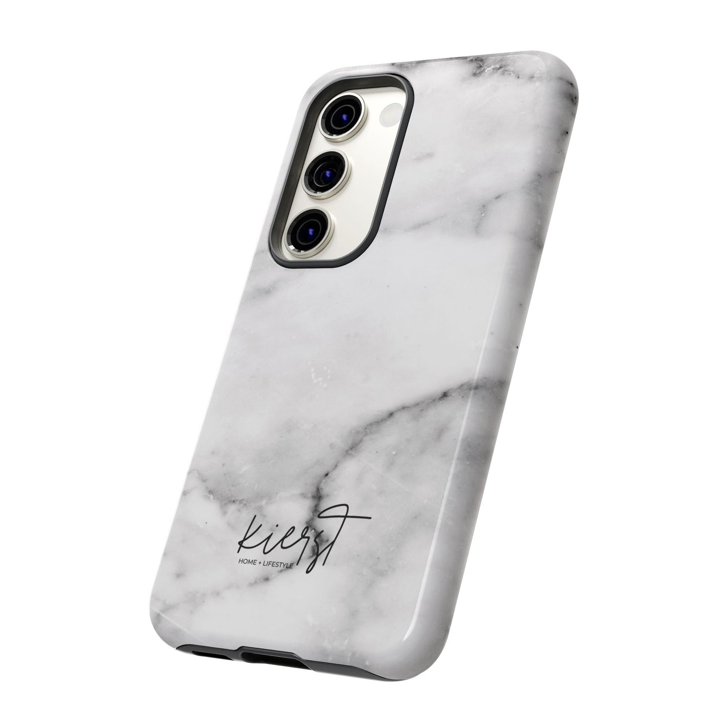 Lived-In White and Grey Marble Samsung Galaxy Case | Soft Strength, Redefined