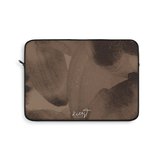 Brown Abstract Laptop Sleeve