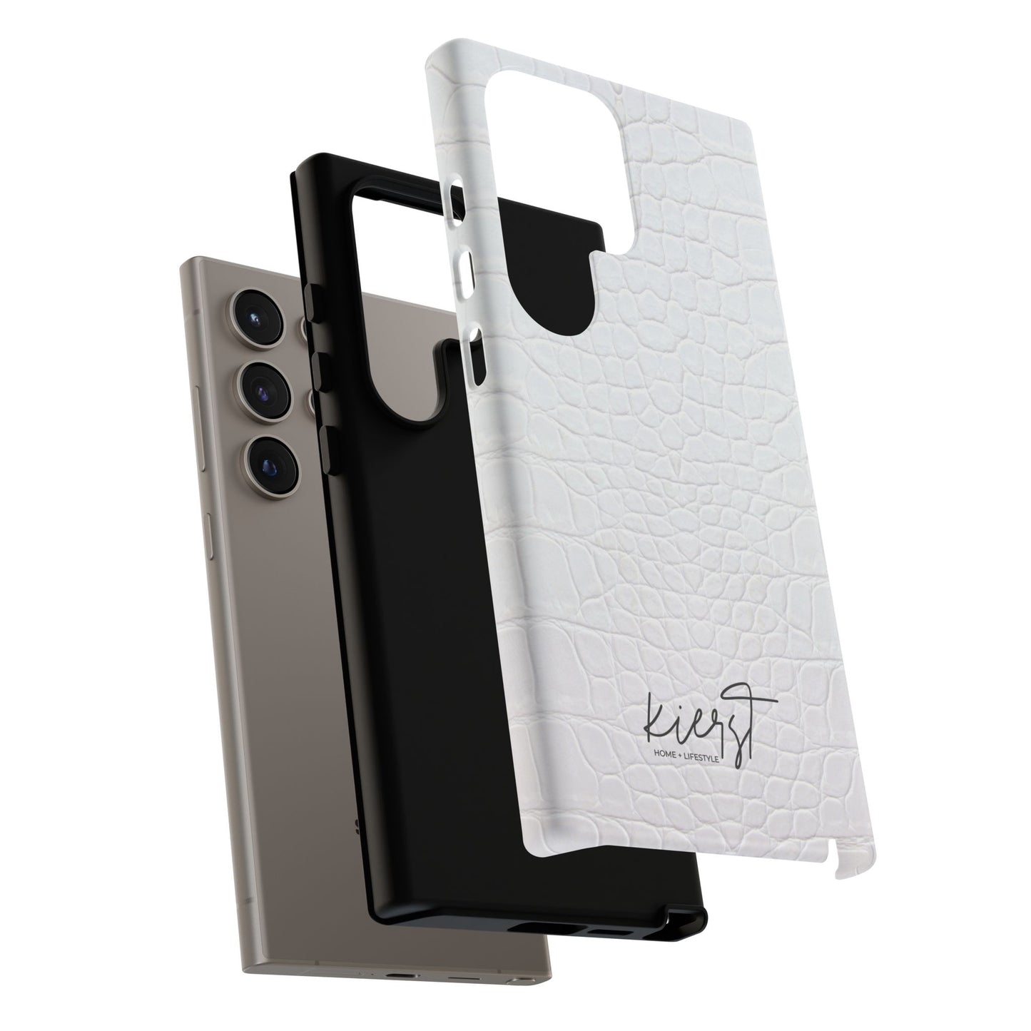 White Alligator Samsung Galaxy Case | Classic Texture Meets Modern Edge
