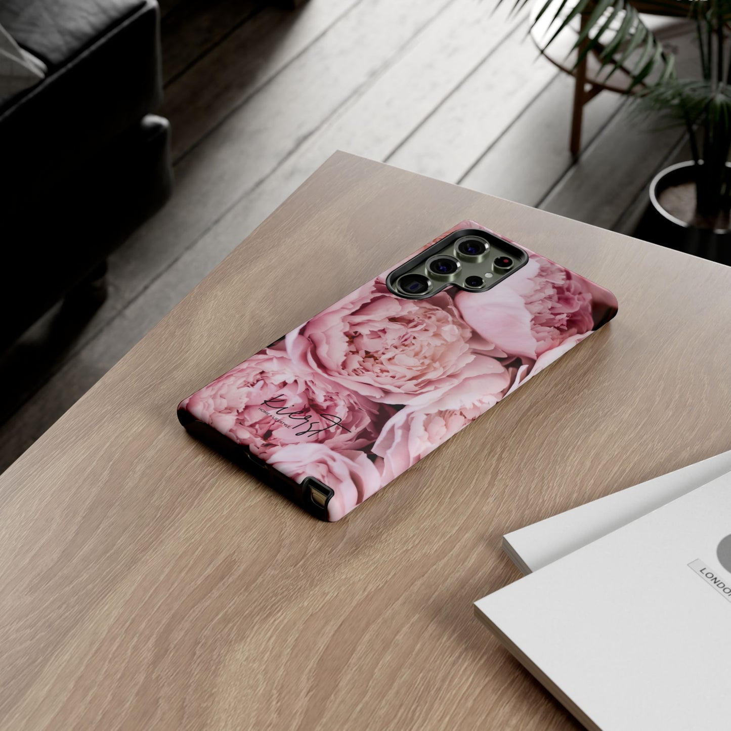 Pink Peonies Samsung Galaxy Case | A Floral Moment Lasts Longer Than Fresh Stems