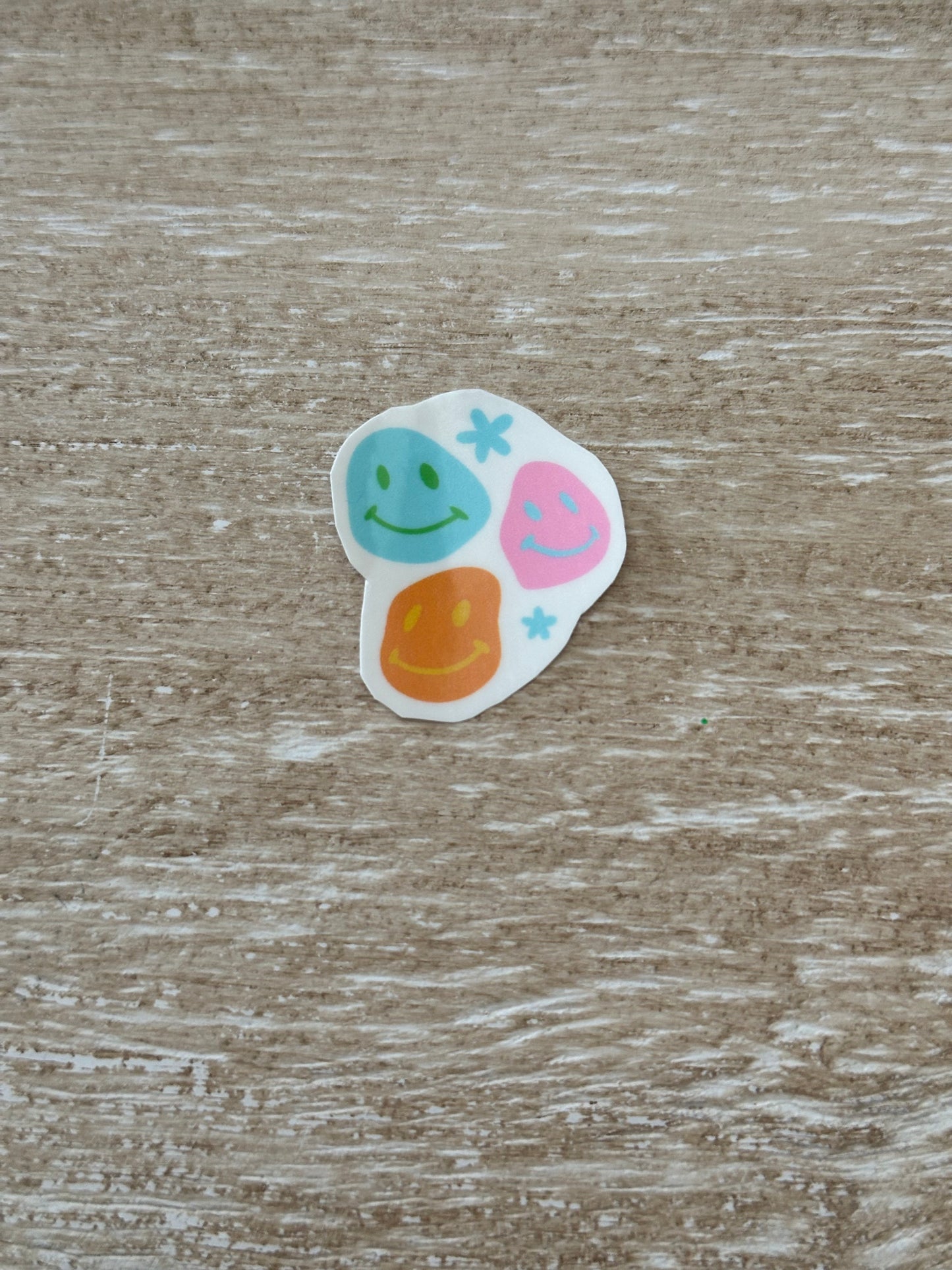 Colorful Smiley Face Temporary Tattoos