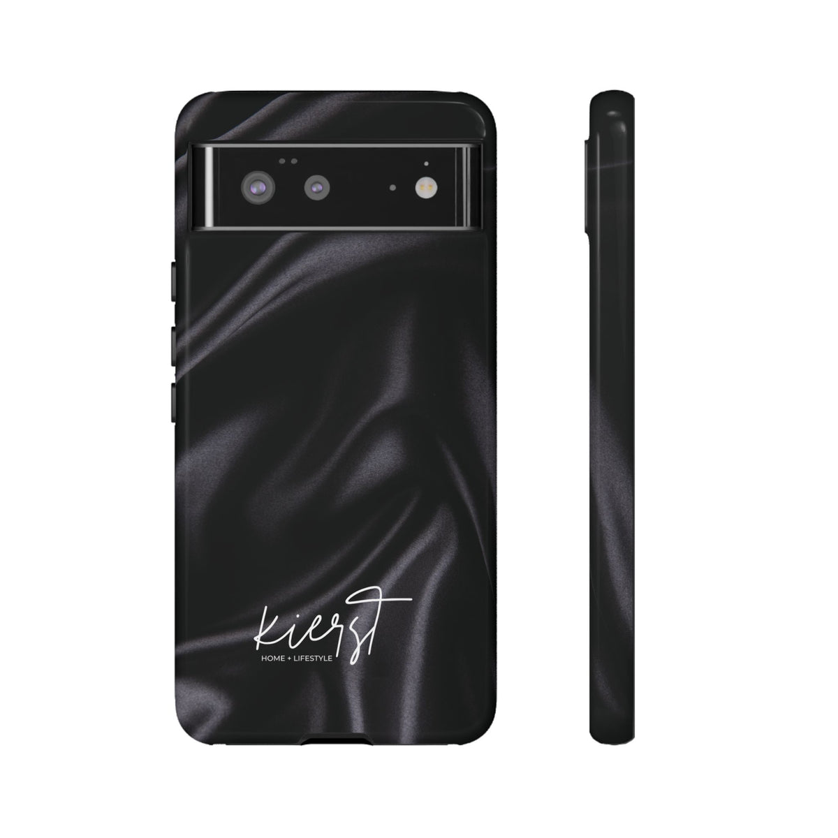 Black Silk Print Google Pixel Phone Case