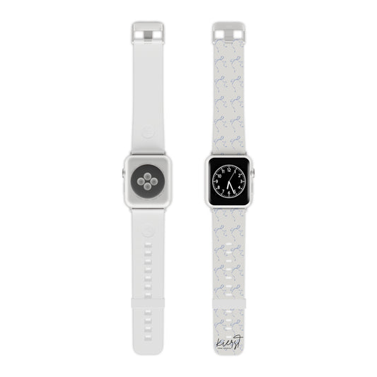 Thin Blue Bows Apple Watch Band – Delicate on Purpose