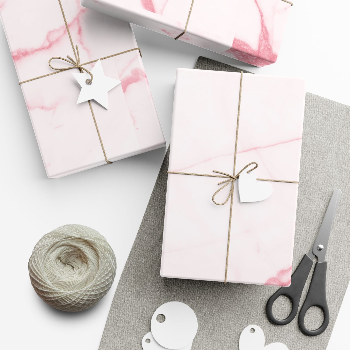 Pink Marble Wrapping Paper