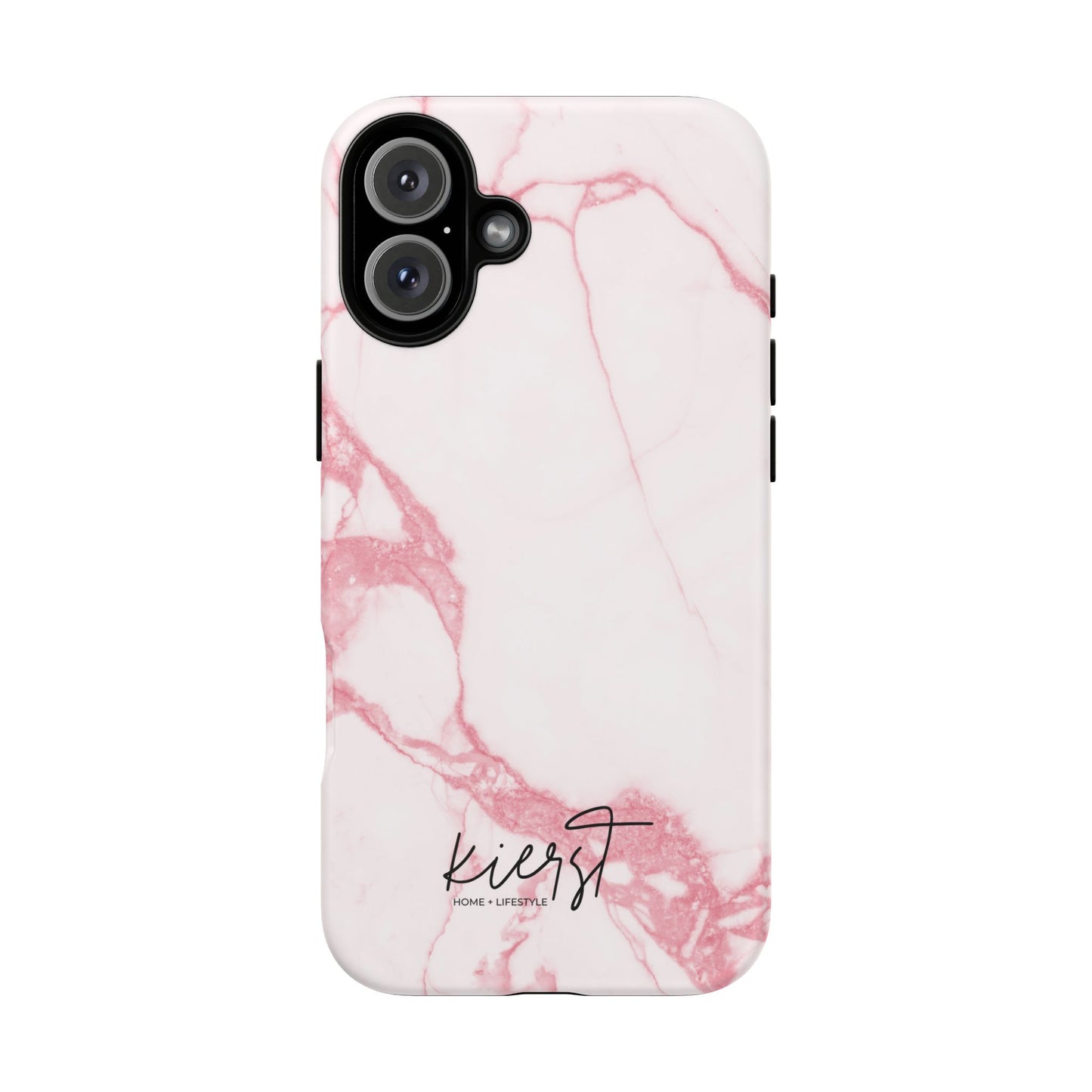 Pink & White Marble iPhone Case | Classic Elegance, Feminine Twist