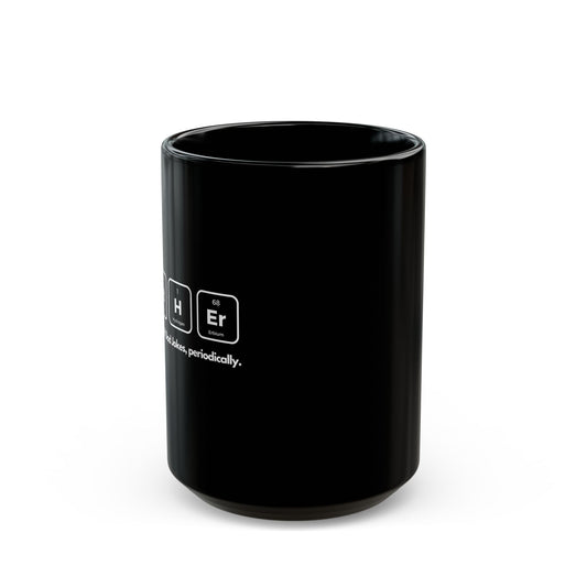 Periodic Dad Jokes Mug – Black Edition