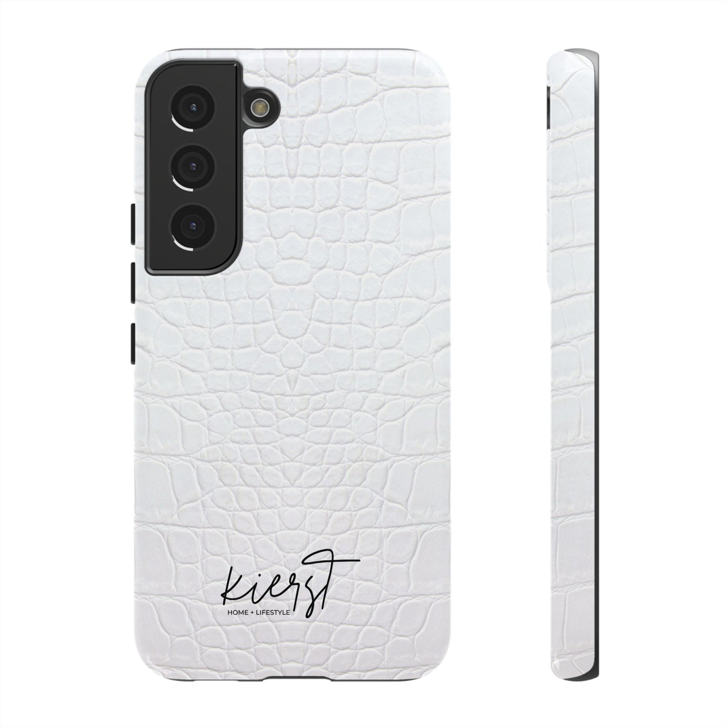 White Alligator Samsung Galaxy Case | Classic Texture Meets Modern Edge