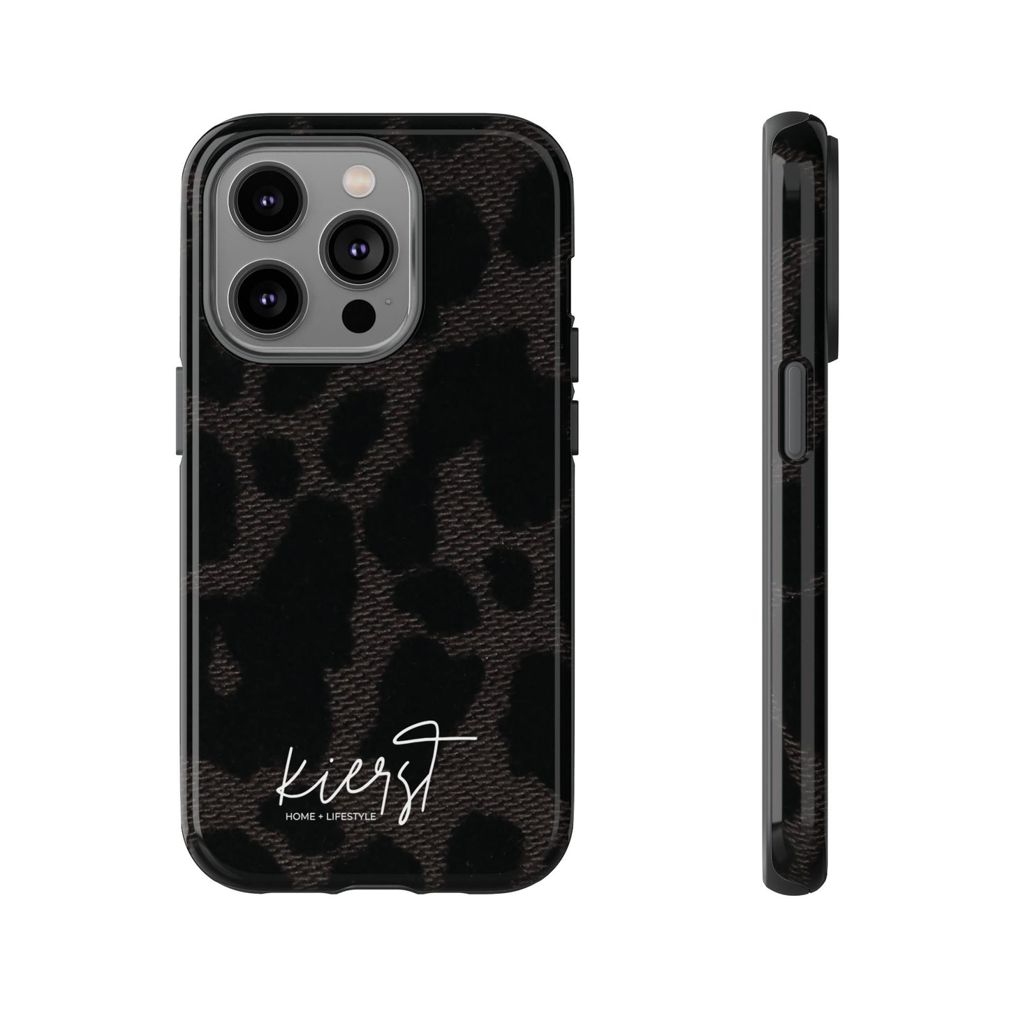 Black Leopard iPhone Case