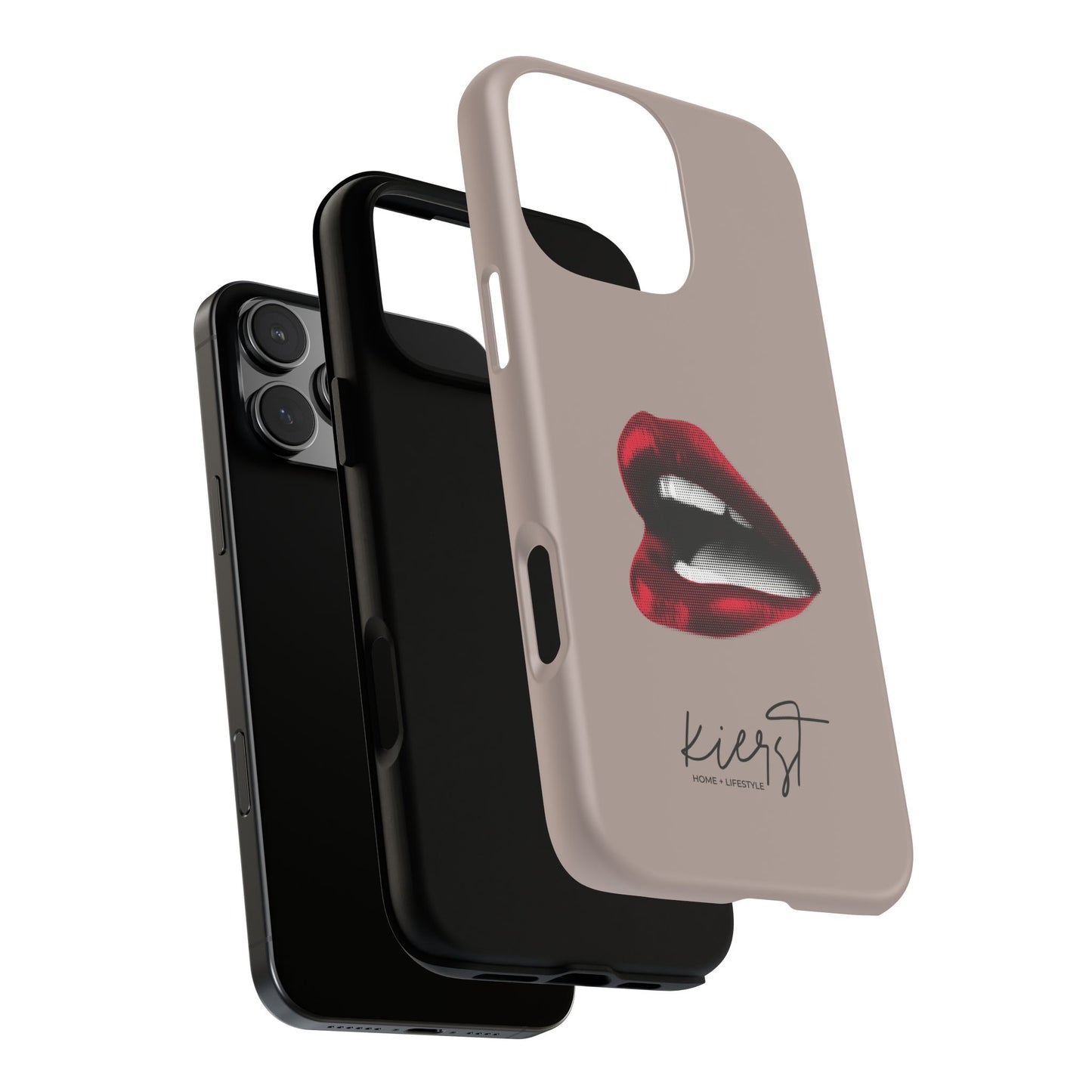 Retro Red Lips iPhone Case | Pop Art Meets Polished