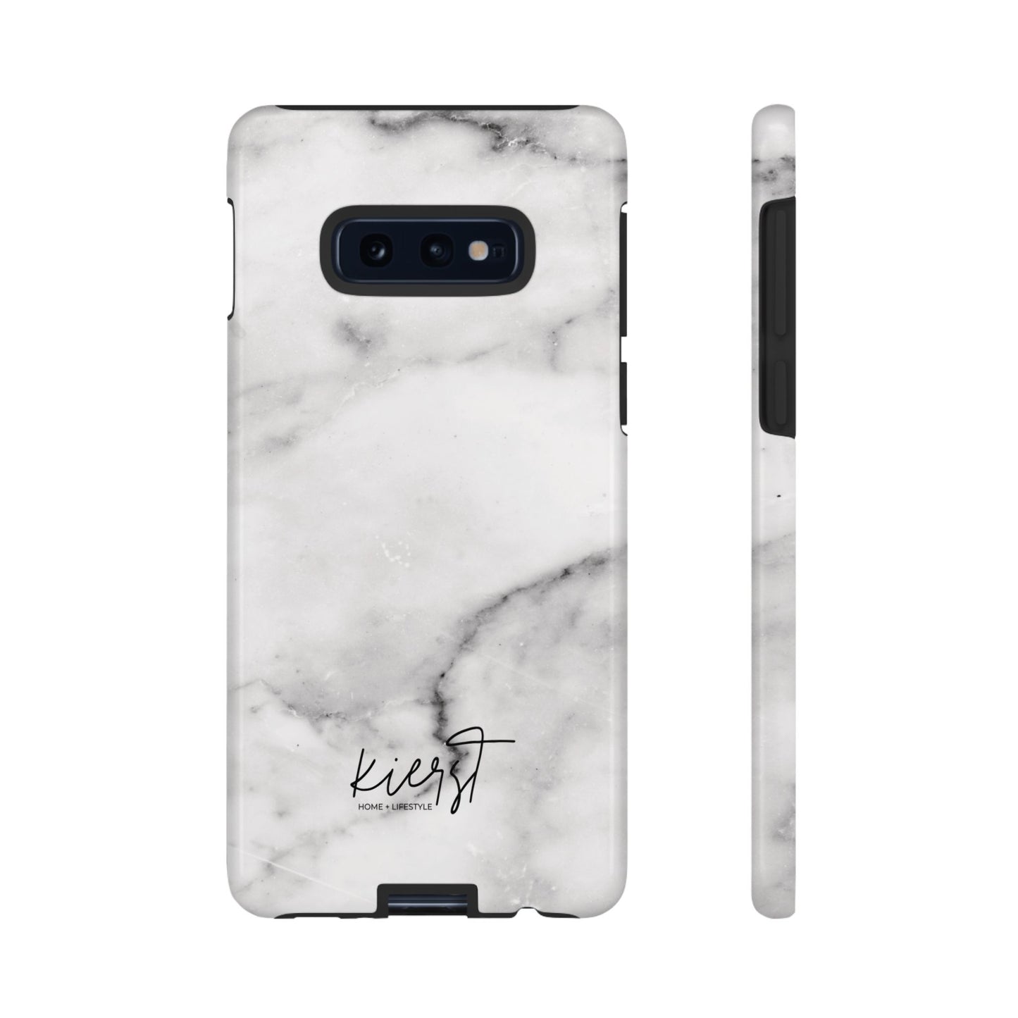 Lived-In White and Grey Marble Samsung Galaxy Case | Soft Strength, Redefined