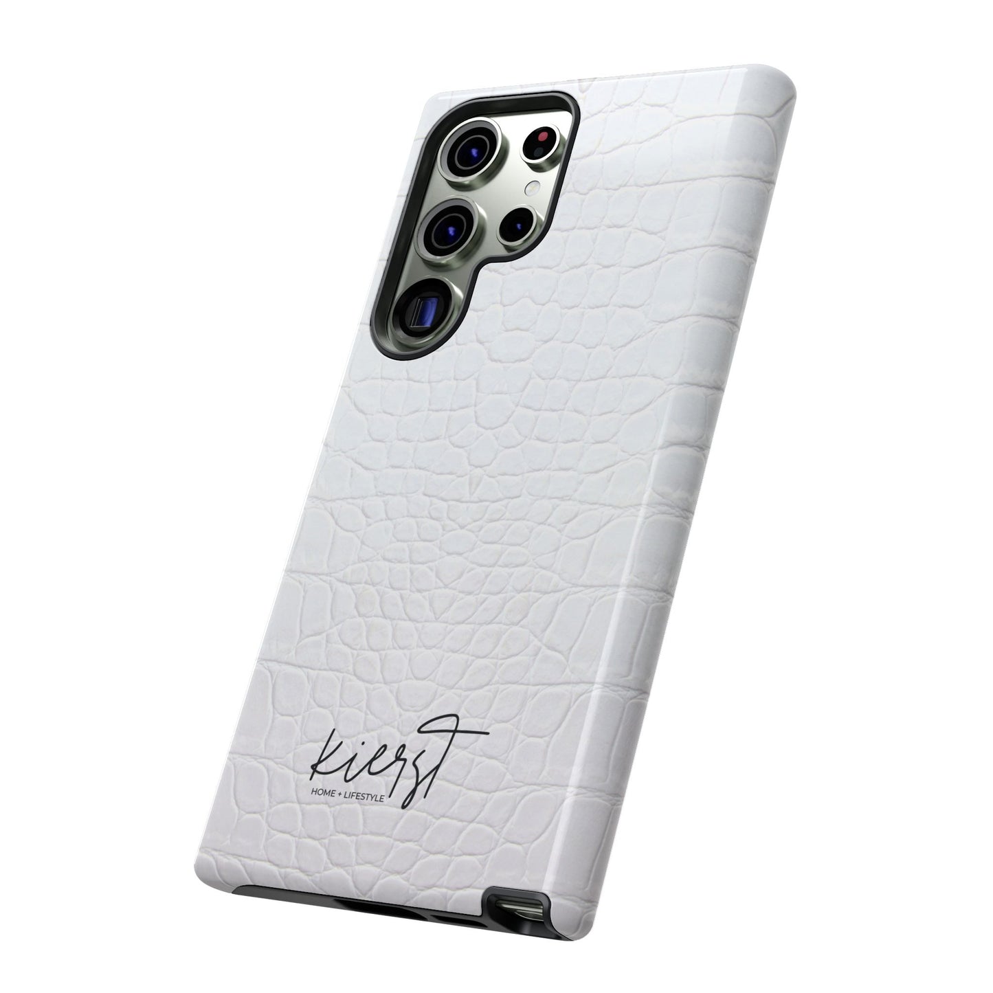 White Alligator Samsung Galaxy Case | Classic Texture Meets Modern Edge