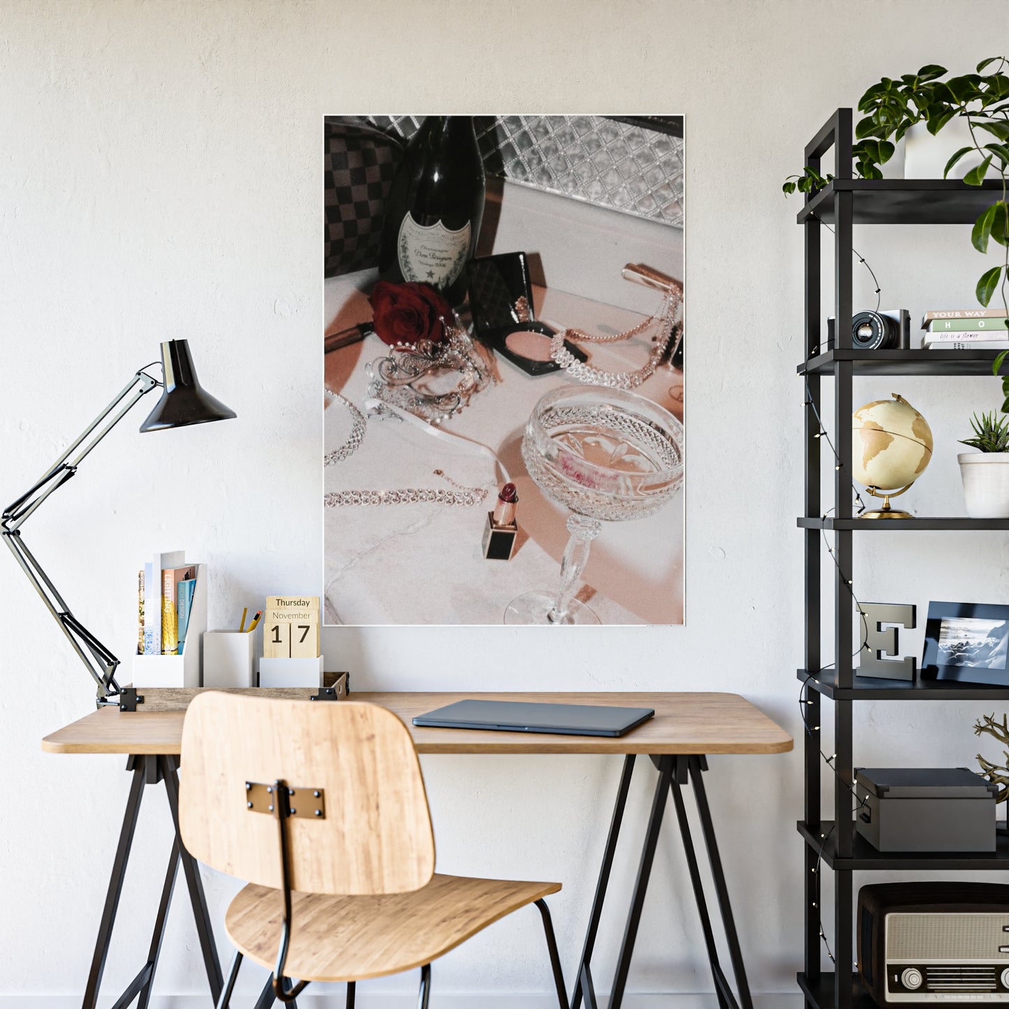 Just A Girl Vintage Style Gloss Posters