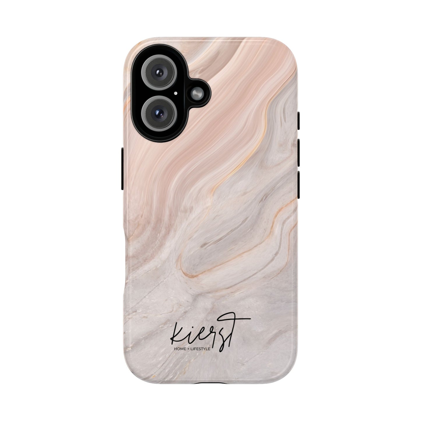 Blush Swirl Marble iPhone Case | Soft Curves, Strong Protection