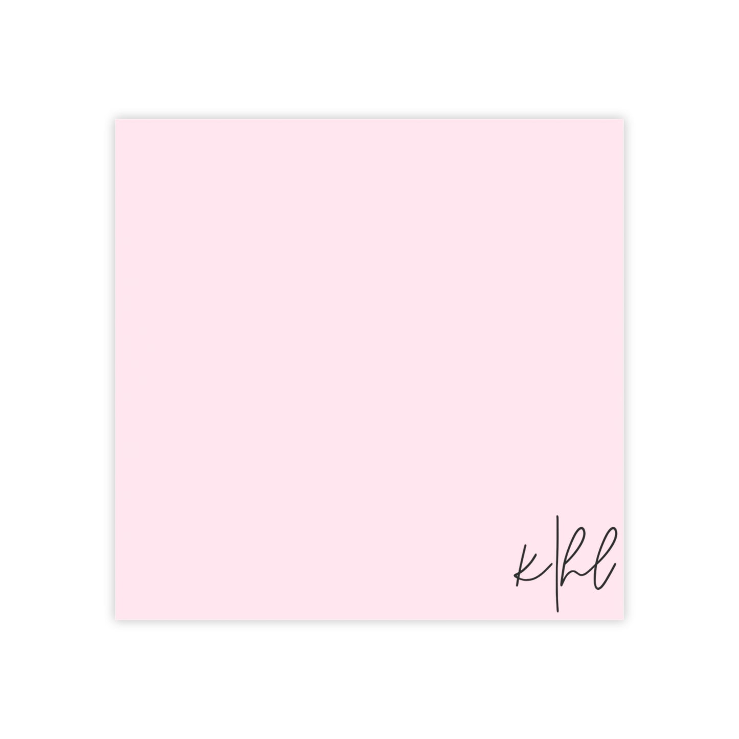 Signature Pink Post-it® Note Pad | Soft Blush Pink Sticky Notes for Everyday Luxury