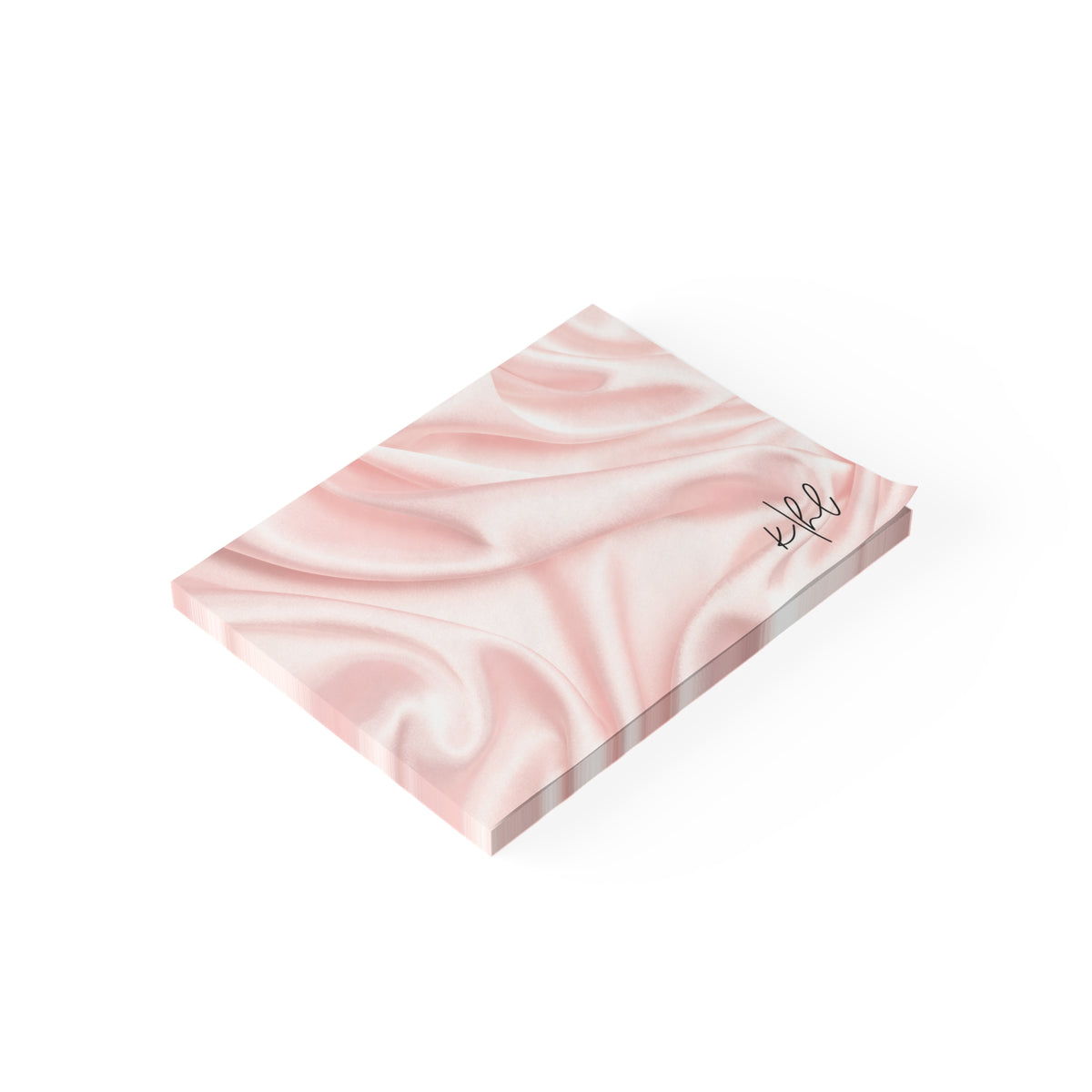 Pink Silk Striped Post-it® Note Pad