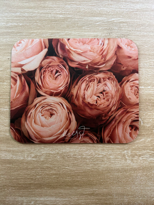 Peony Dusk Mouse Pad