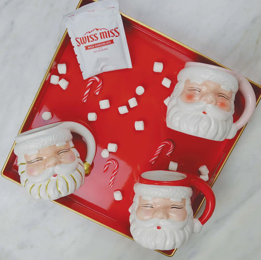Pink Santa Mug