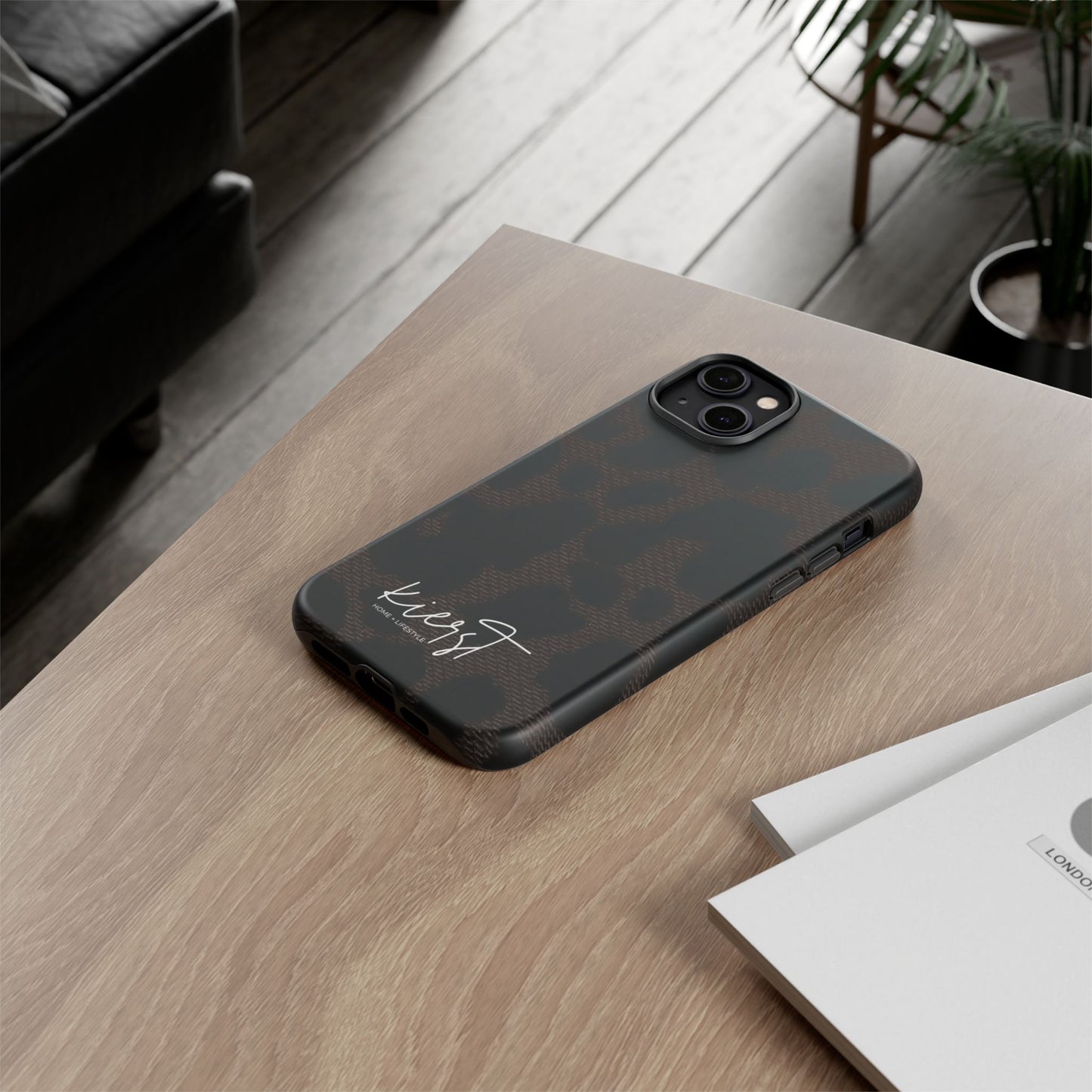 Black Leopard iPhone Case