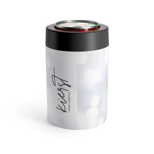 White Sparkle Can Holder