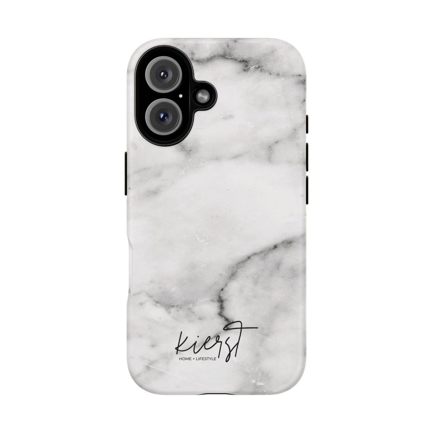 Lived-In White and Grey Marble iPhone Case | Curated Calm, Captured in Marble