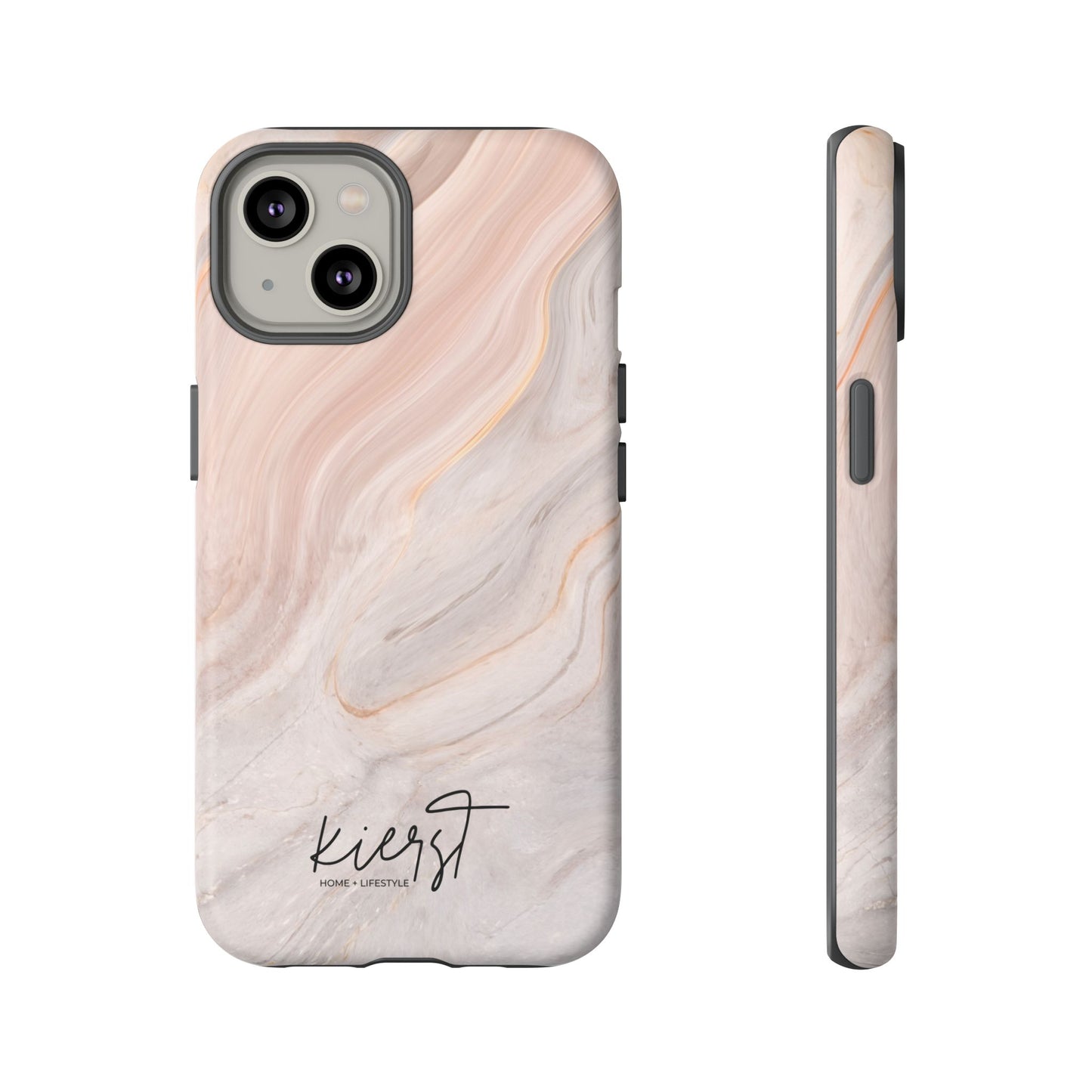 Blush Swirl Marble iPhone Case | Soft Curves, Strong Protection
