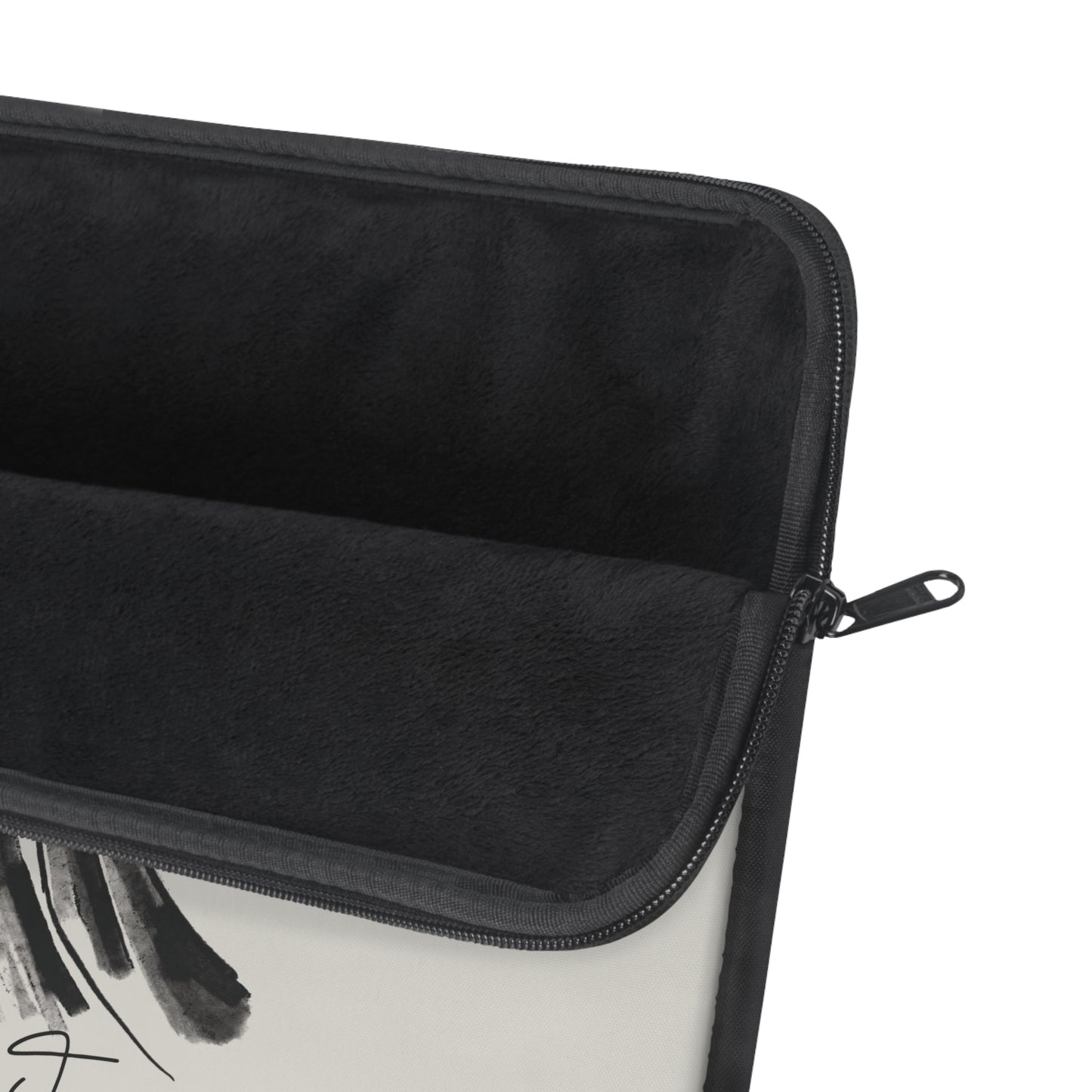 Elegant Evening Gown Sketch Laptop Sleeve | Fashion Illustration for Work & Travel