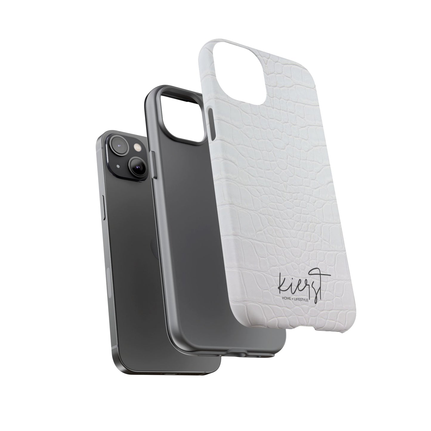 White Alligator iPhone Case | Minimal, Crisp, and Effortlessly Elevated