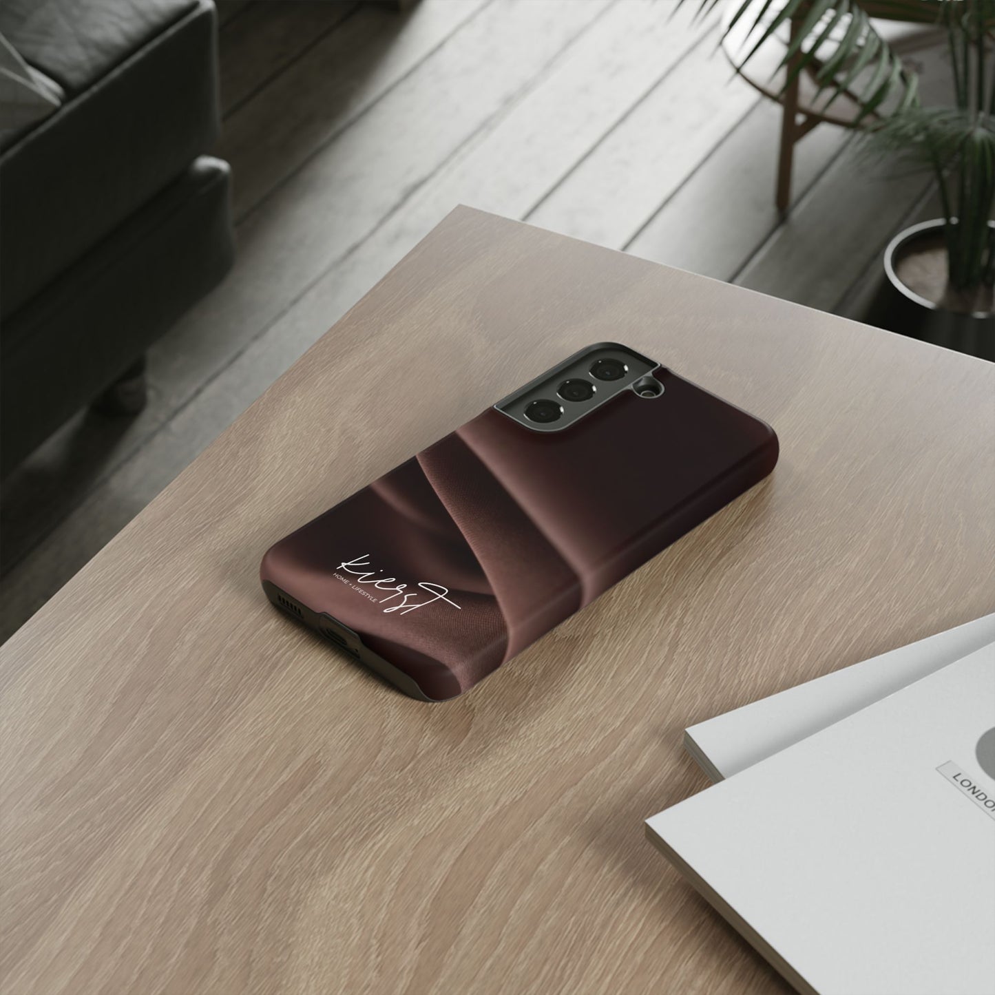 Chocolate Silk Print Samsung Galaxy Case | Bold. Luxe. Unapologetic.