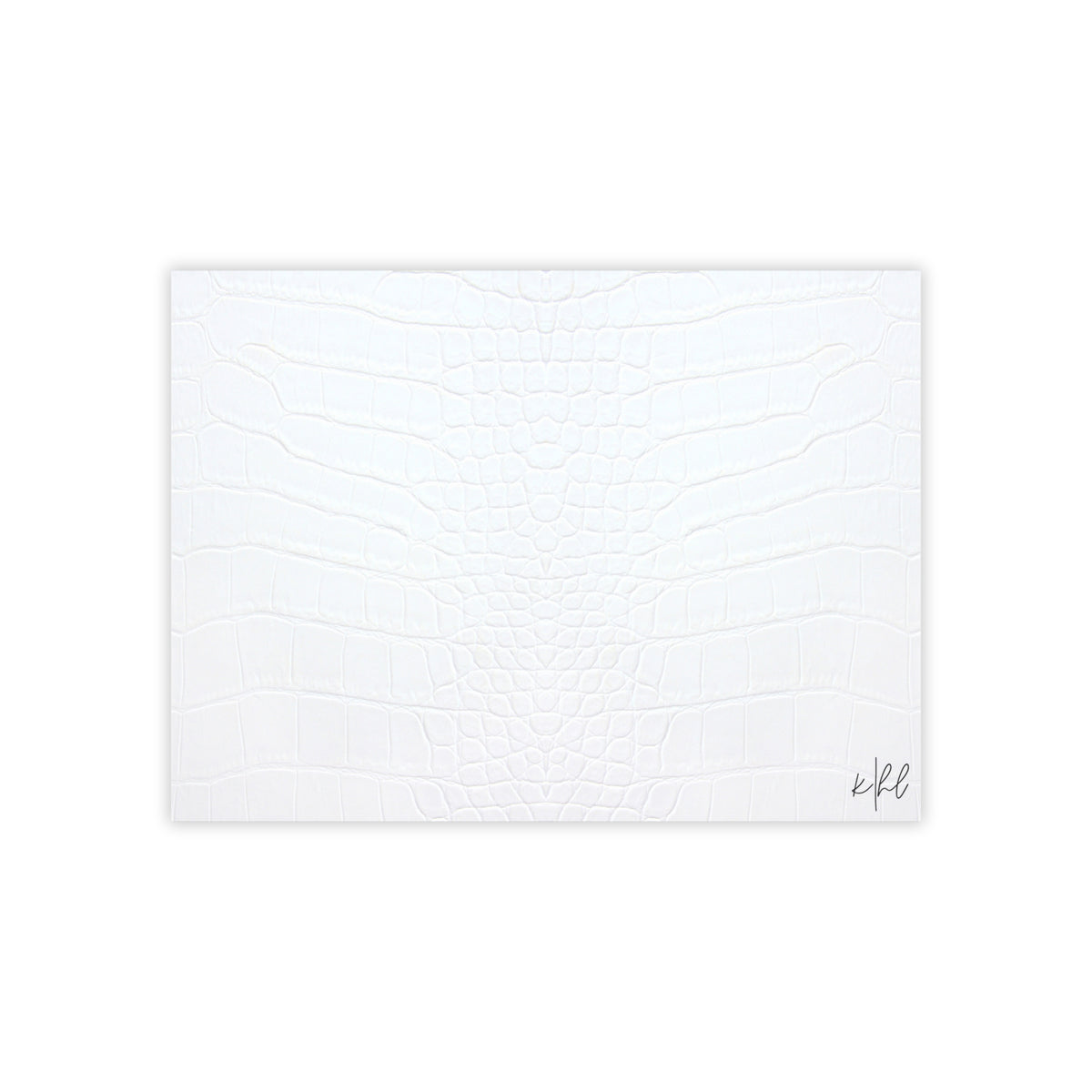 White Alligator Post-it® Note Pad
