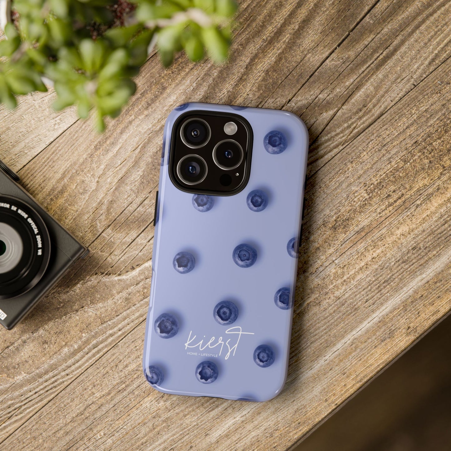Blueberries iPhone Case | A refined play on fruit-forward charm