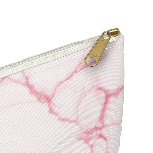 Pink & White Marble Accessory Pouch | A Feminine Classic for Everyday Essentials