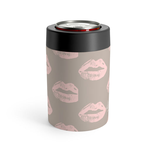 Pillow Talk-Inspired Lips Can Holder – Oat Neutral Background