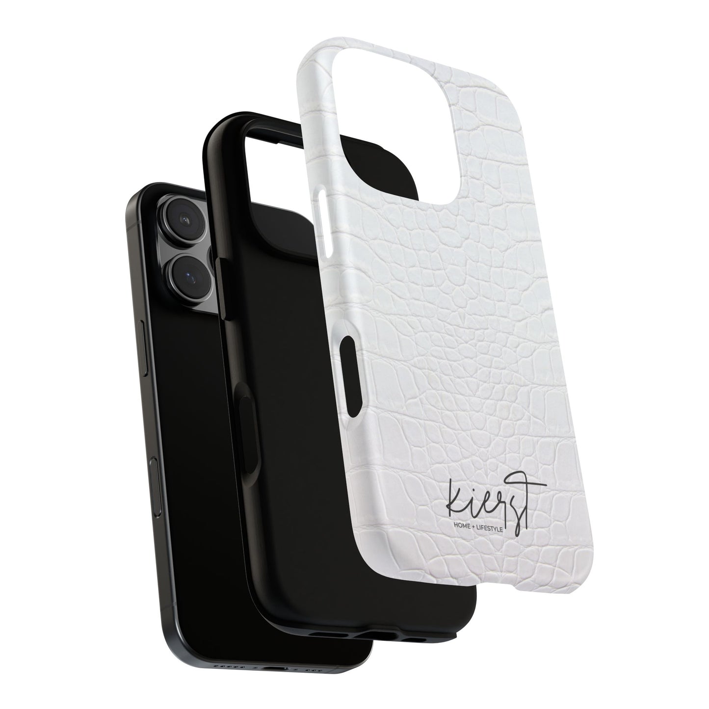 White Alligator iPhone Case | Minimal, Crisp, and Effortlessly Elevated