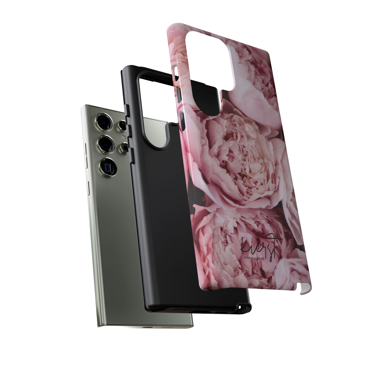 Pink Peonies Samsung Galaxy Case | A Floral Moment Lasts Longer Than Fresh Stems
