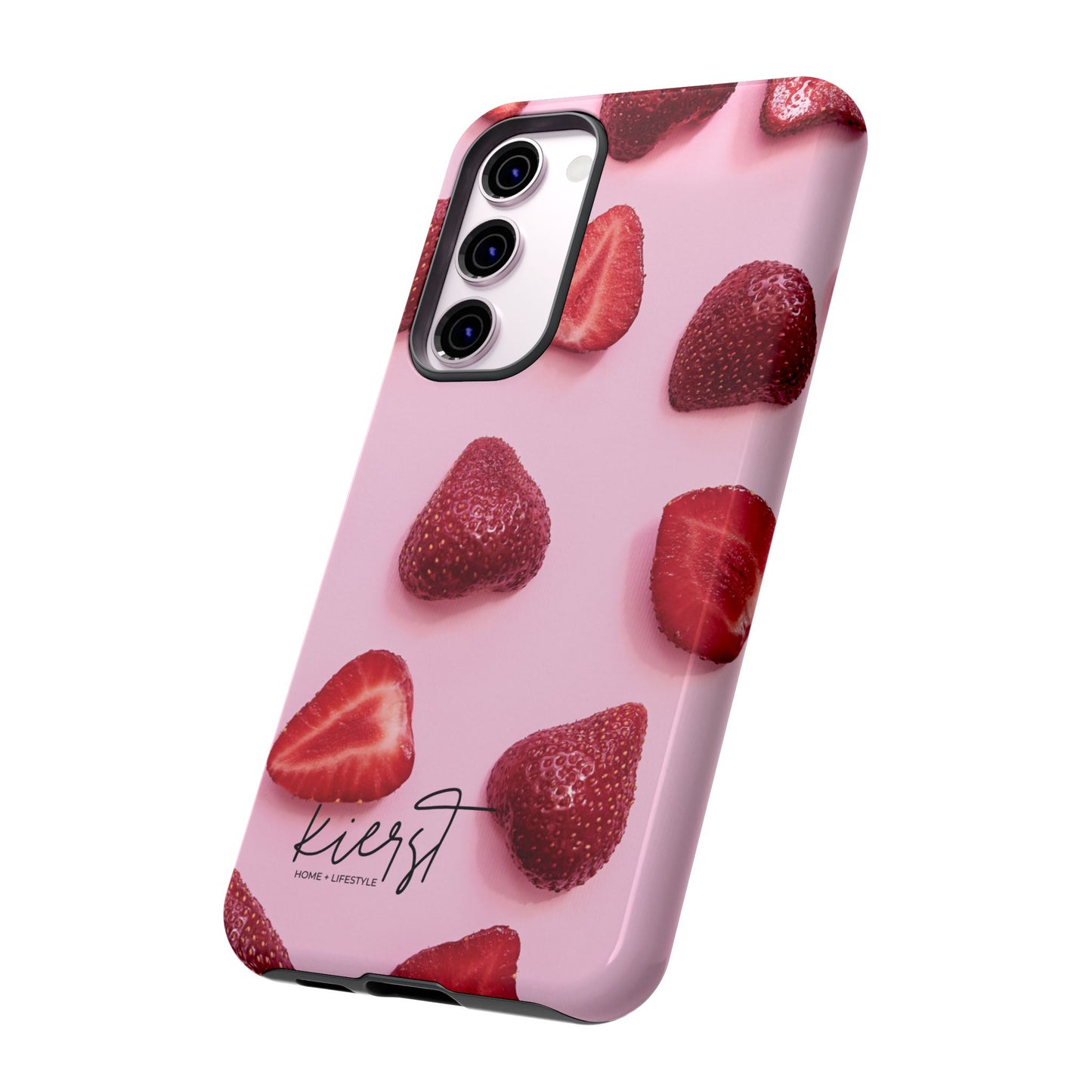 Strawberries Samsung Galaxy Phone Case | A Juicy Pop of Playfulness Meets Polished Design