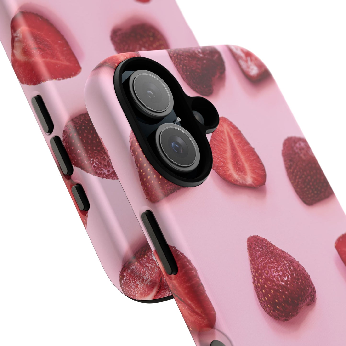 Strawberries iPhone Case | A Sweet Statement Rooted in Soft Luxury