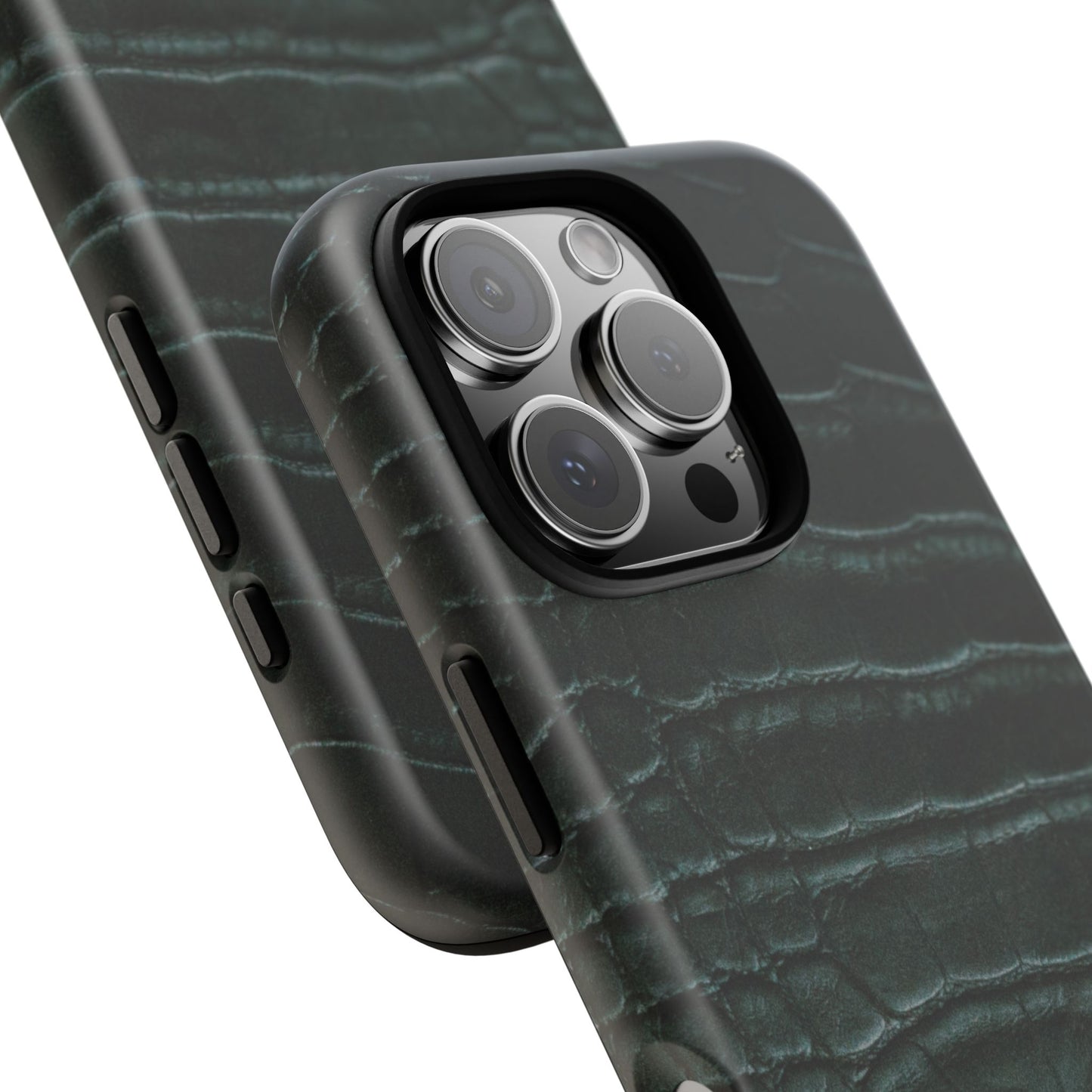 Emerald Crocodile Print iPhone Case | Designed to Stand Out
