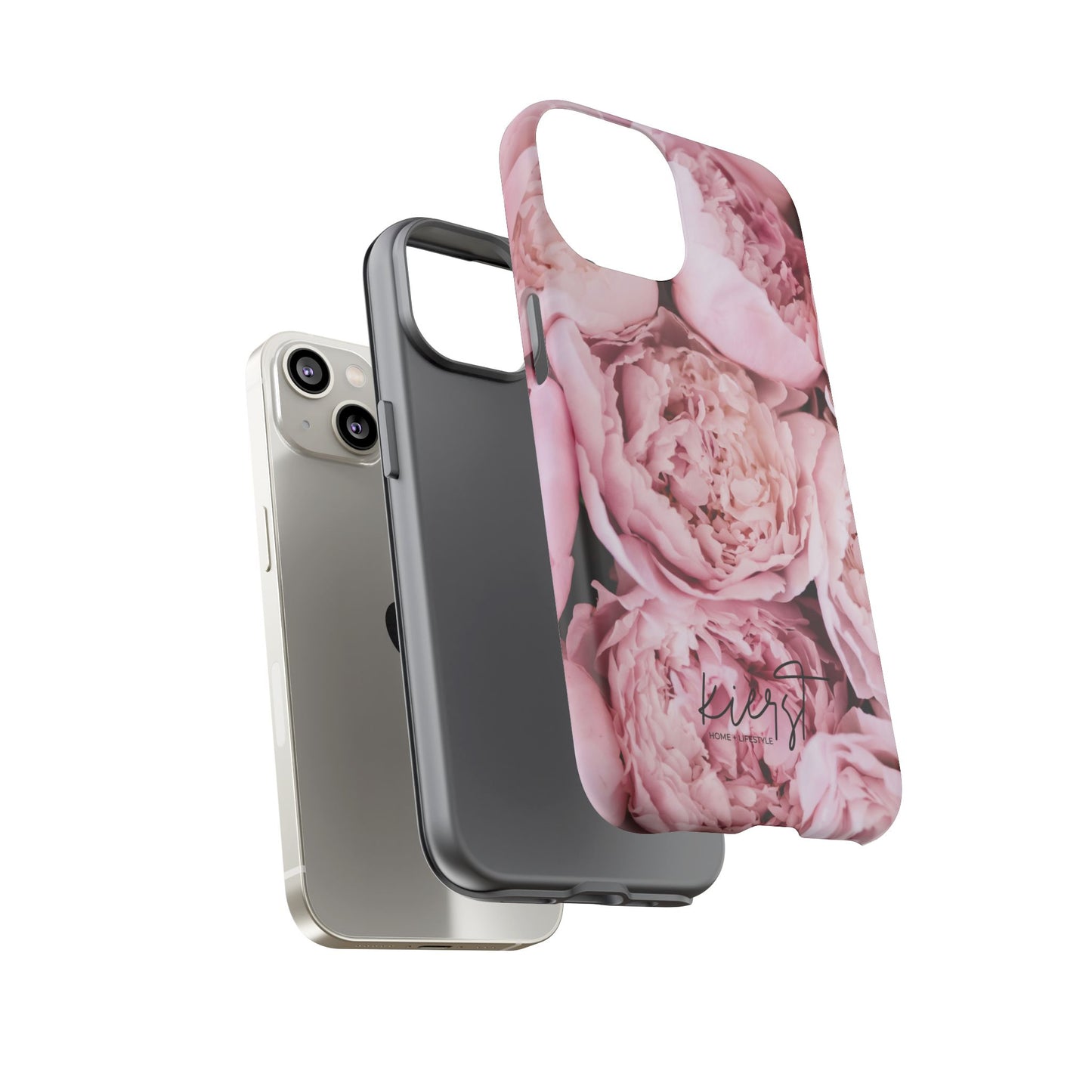 Pink Peonies iPhone Case | Soft Florals Meet Luxe Protection