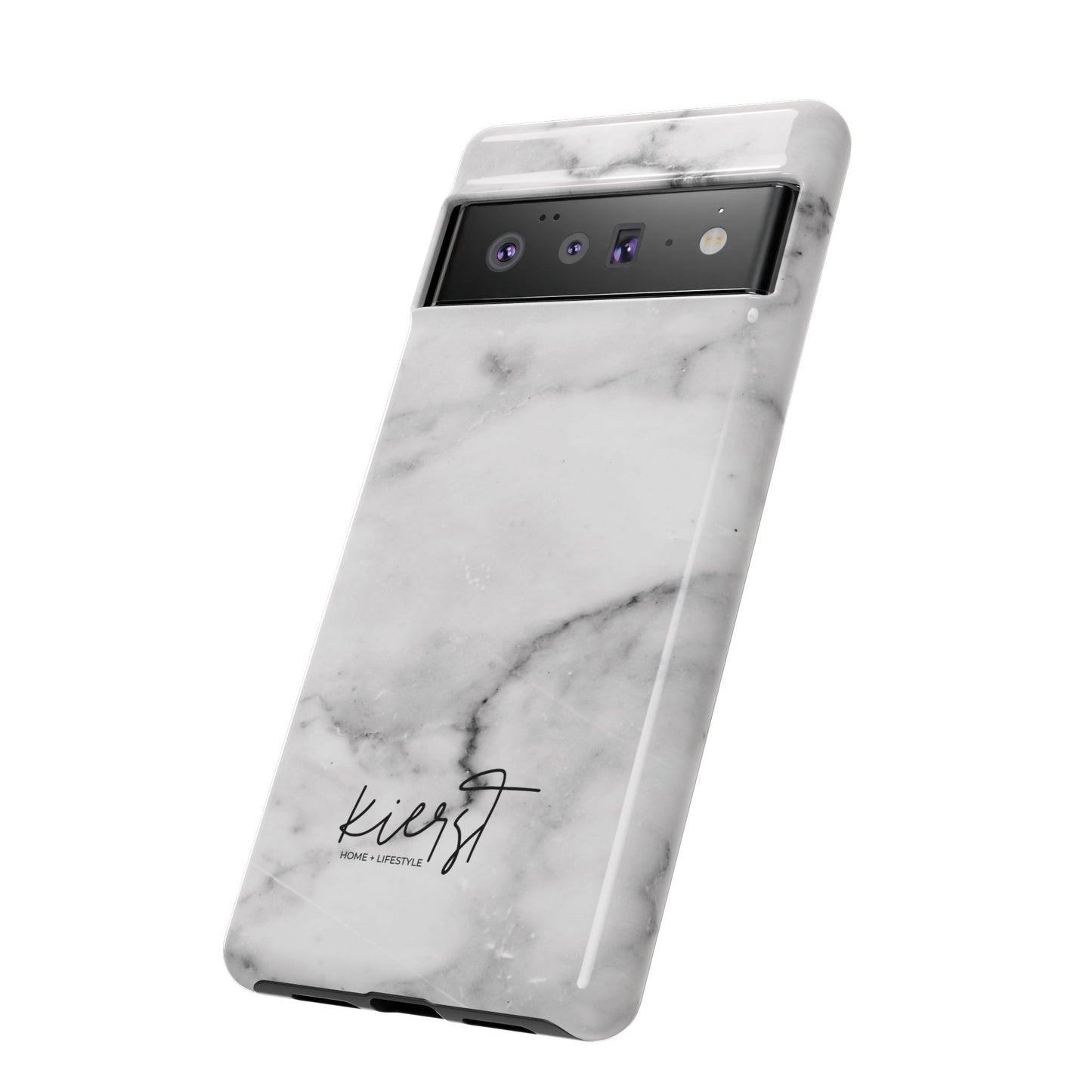 Lived-In White and Grey Marble Google Pixel Case | Elevated Essentials For Everyday