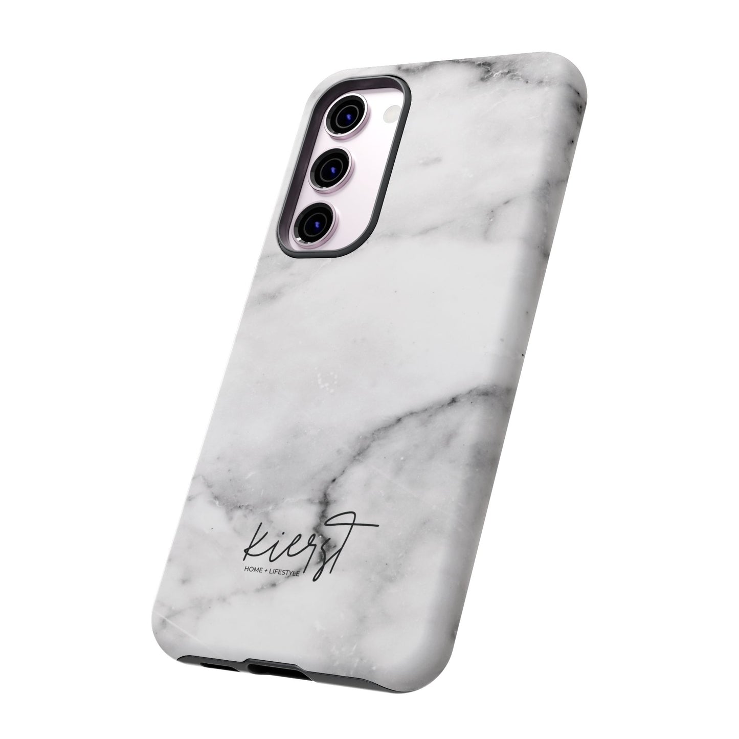 Lived-In White and Grey Marble Samsung Galaxy Case | Soft Strength, Redefined
