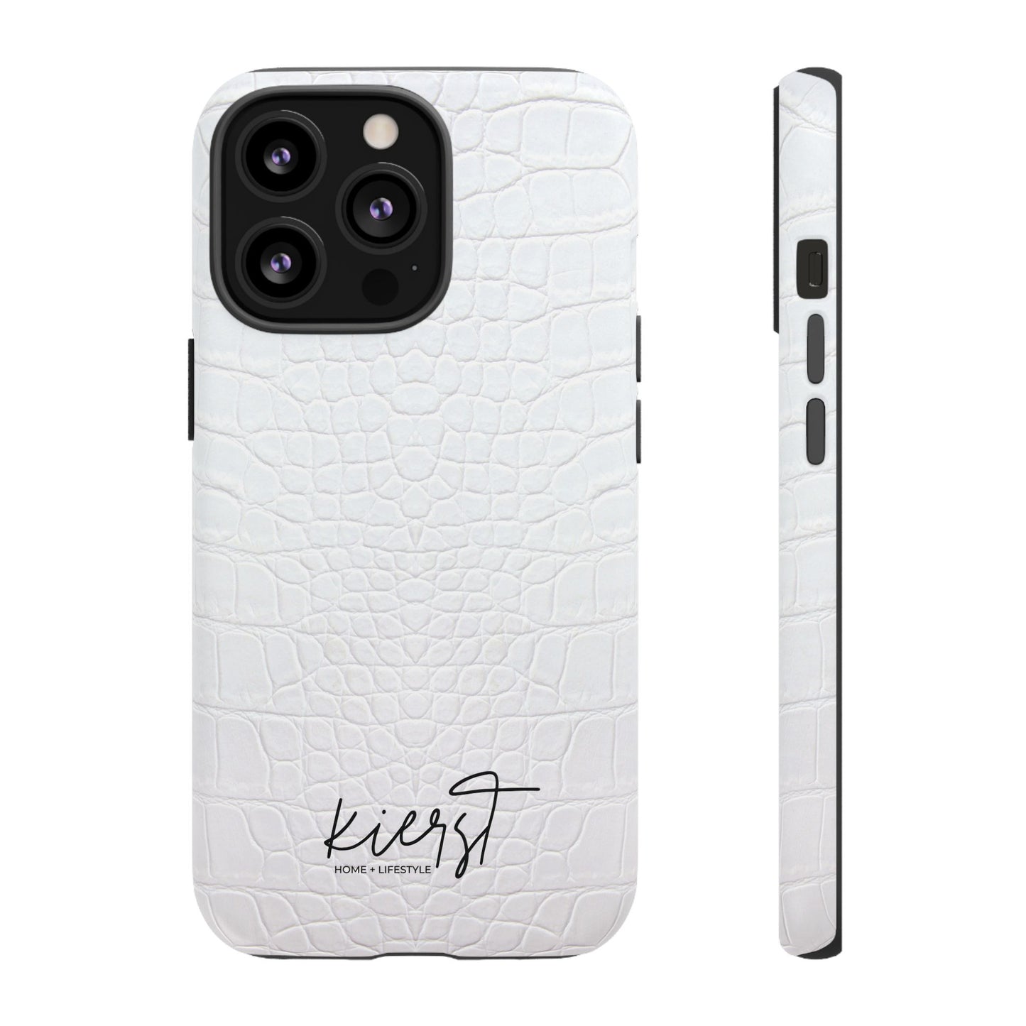 White Alligator iPhone Case | Minimal, Crisp, and Effortlessly Elevated