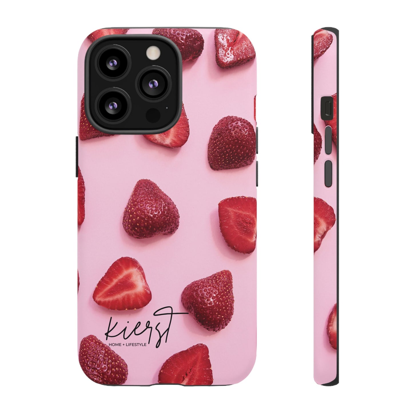 Strawberries iPhone Case | A Sweet Statement Rooted in Soft Luxury