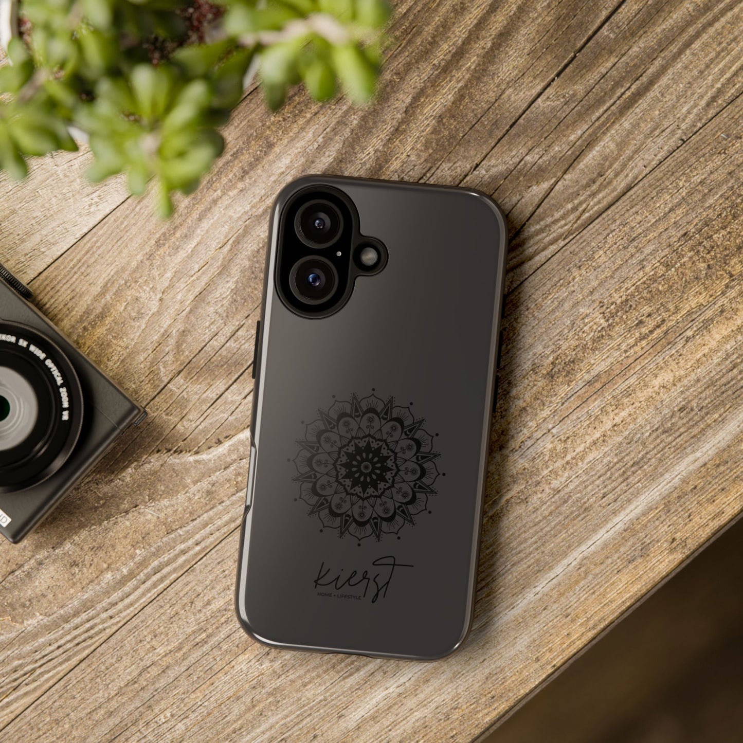 Black Mandala iPhone Case | Refined Calm in Every Curve