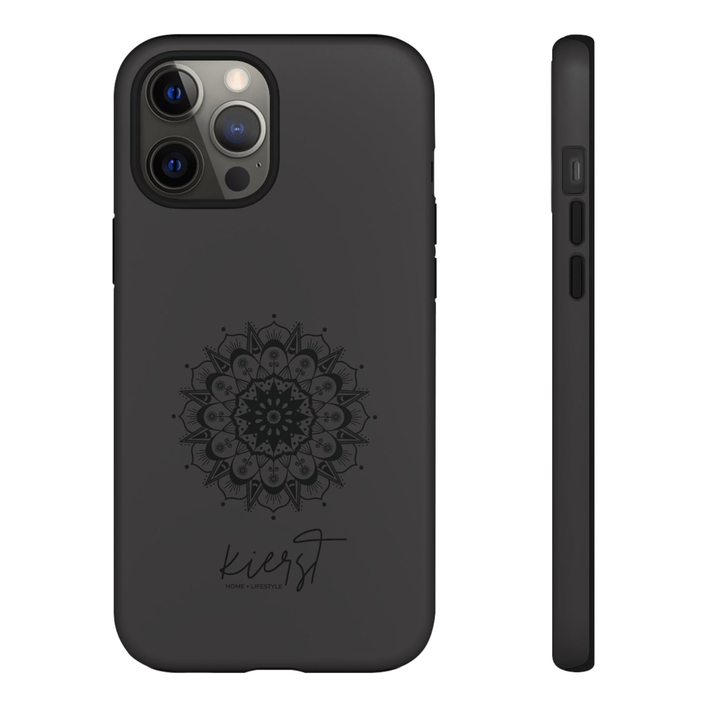 Black Mandala iPhone Case | Refined Calm in Every Curve