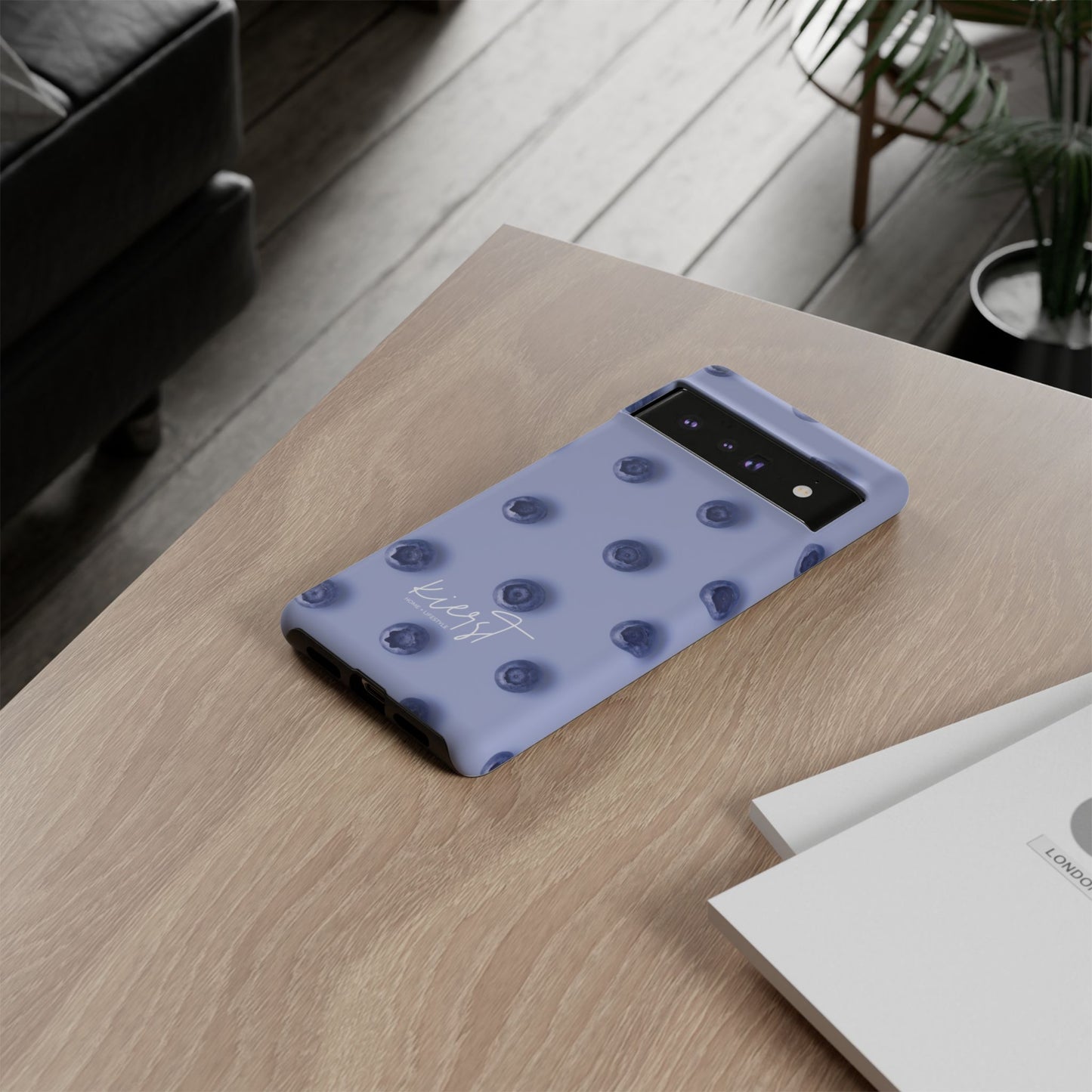 Blueberries Google Pixel Case | Whimsical Meets Refined in This Playful Fruit-Forward Design