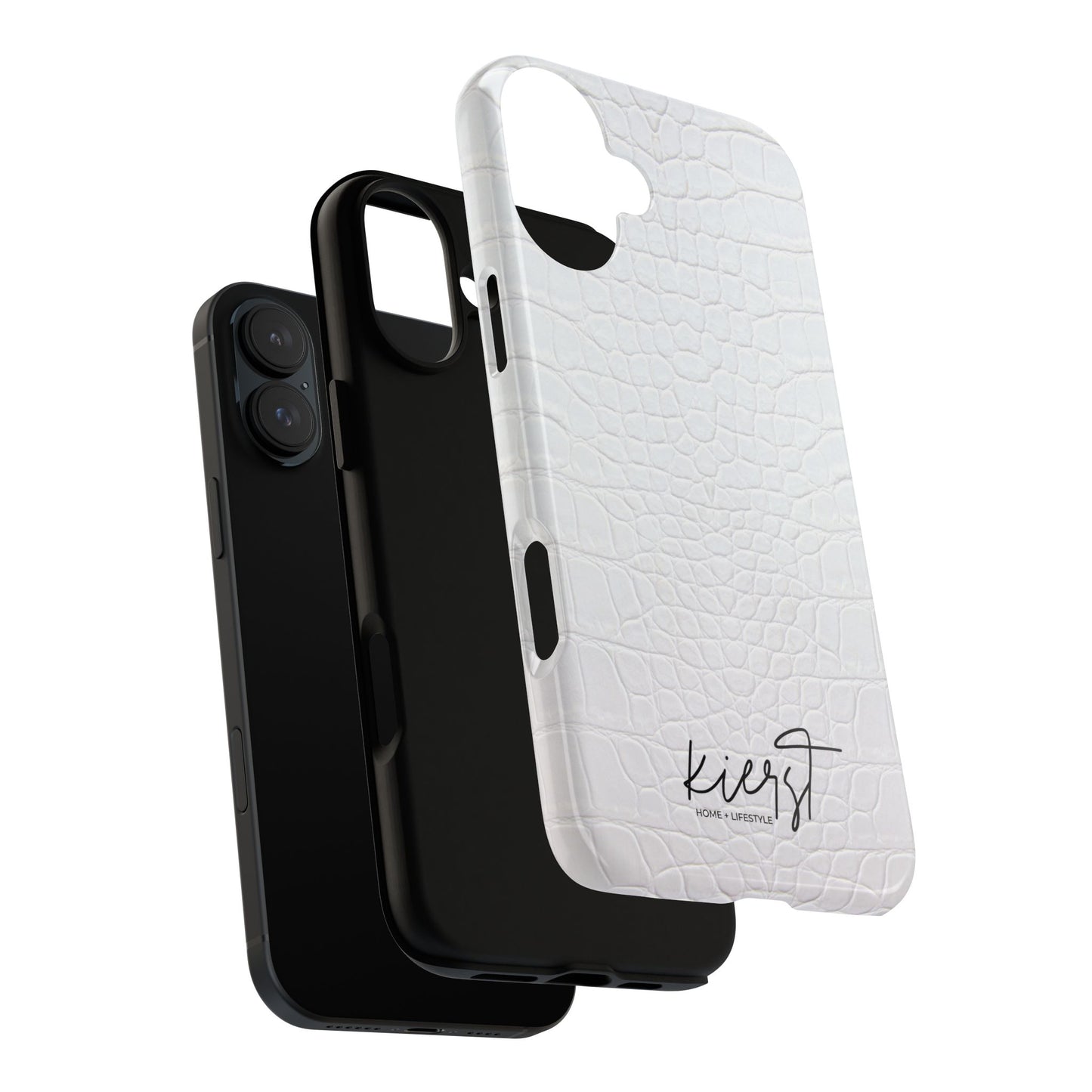 White Alligator iPhone Case | Minimal, Crisp, and Effortlessly Elevated